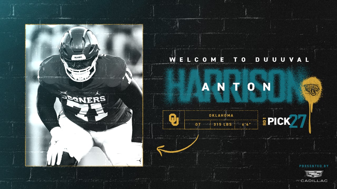 Jacksonville Jaguars seleccionó a Anton Harrison en el NFL Draft 2023