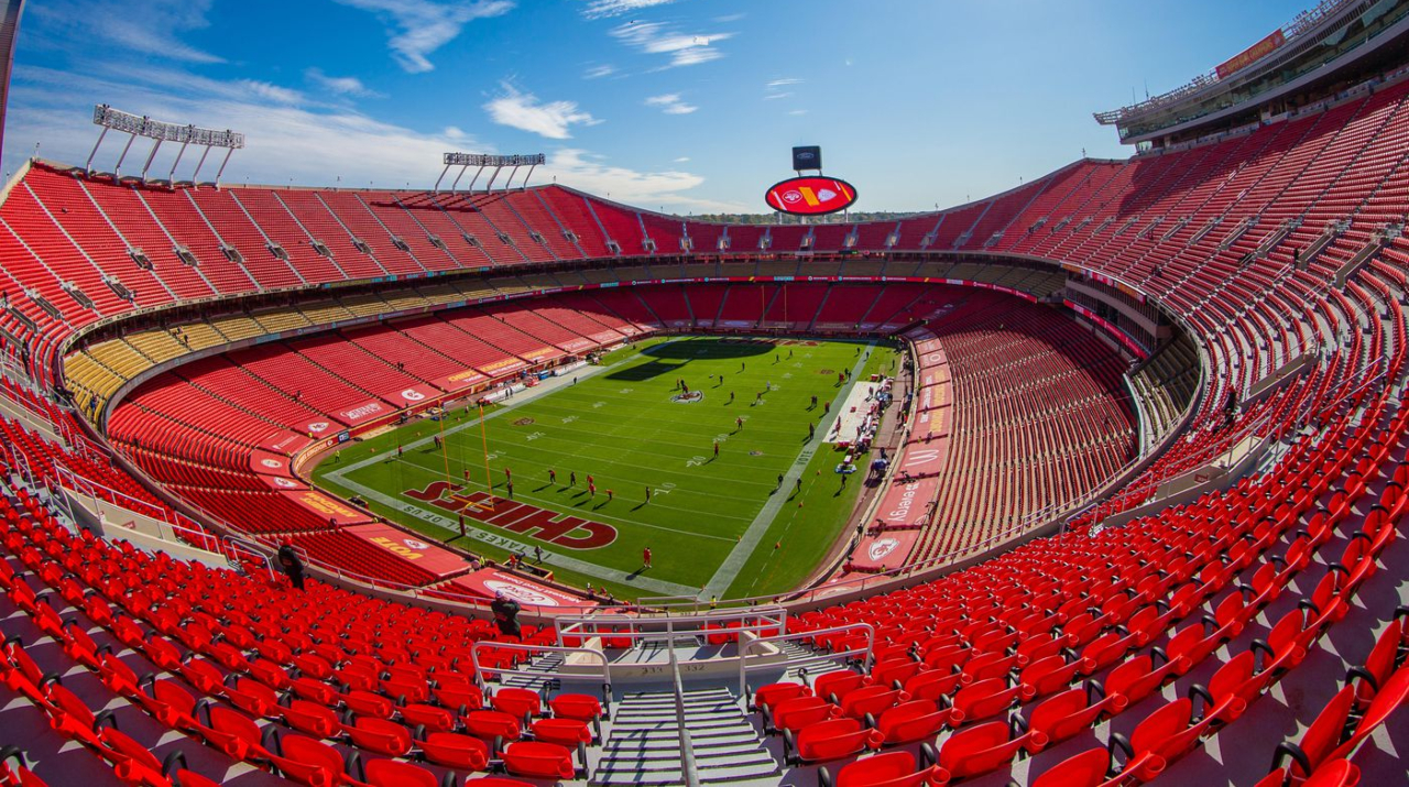 Estadios de la NFL: El Arrowhead Stadium de Kansas City Chiefs
