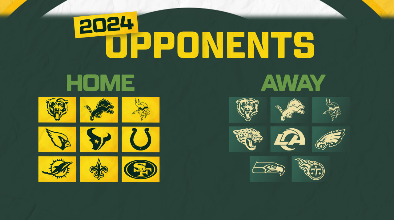 ¿Quiénes serán los rivales de Green Bay Packers en la temporada 2024 de la NFL?