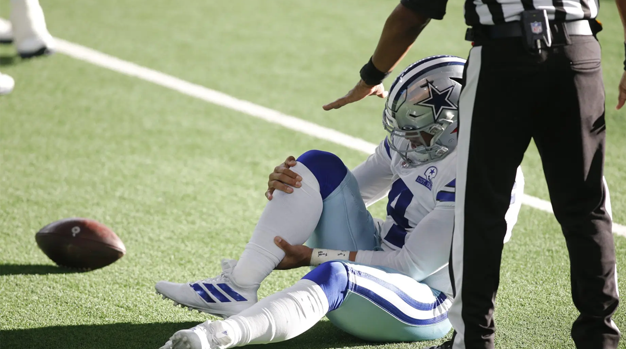 ¿Alarmas en Dallas Cowboys? Dak Prescott sufre pequeña lesión en la previa de la NFL 2024