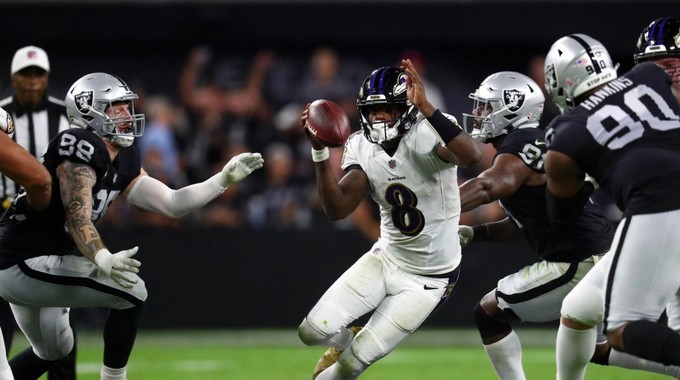 Las Vegas Raiders vs Baltimore Ravens, por la Semana 2 de la NFL: día, horario y cómo ver