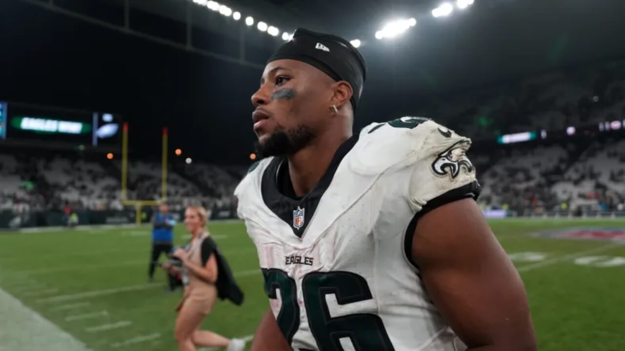 Saquon Barkley alcanza marca lograda solo tres veces en la historia de Philadelphia Eagles