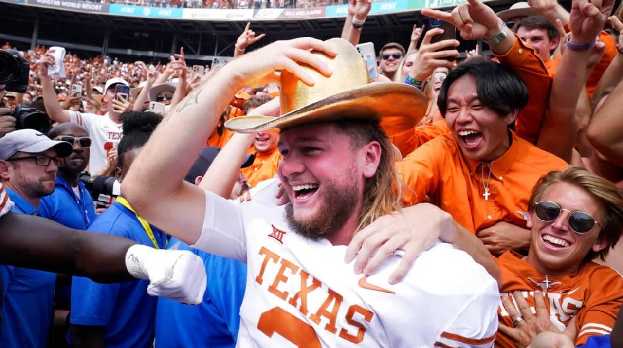 En el regreso de Ewers, Texas Longhorns aplastó a Oklahoma en el choque del Red River ¿favoritos para el campeonato?