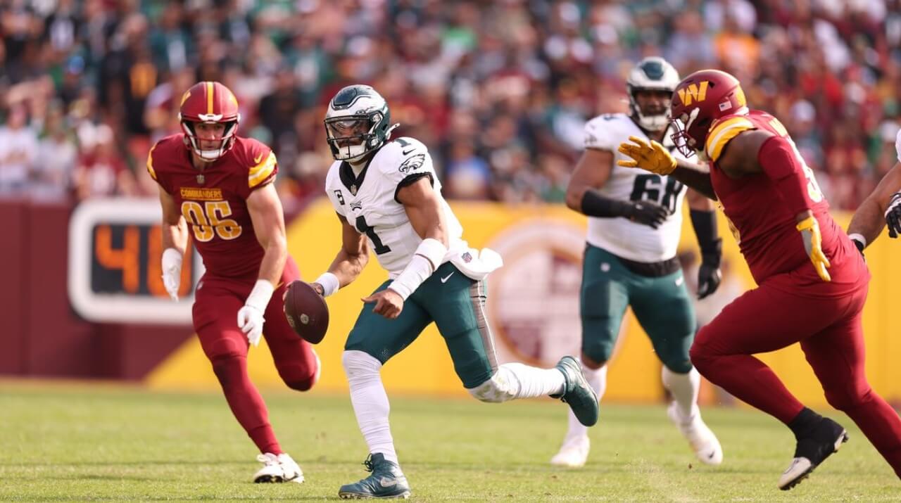 Philadelphia Eagles vs. Washington Commanders, por la Semana 11 de la NFL: día, horario y cómo ver