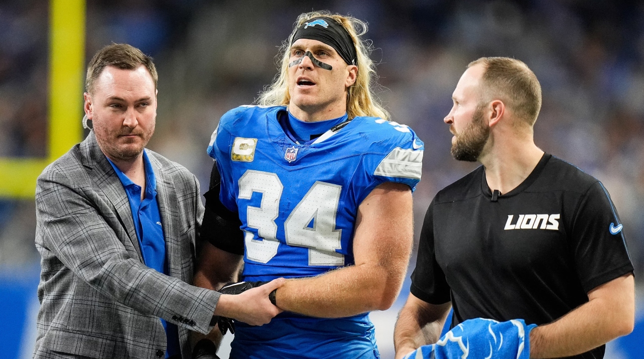 Malas noticias para Detroit Lions: se confirmó la gravedad de la lesión de Alex Anzalone