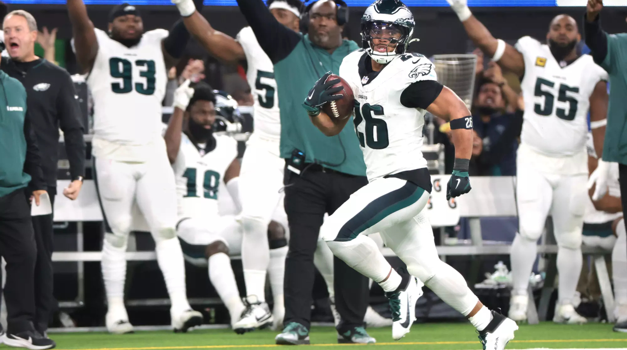 Saquon Barkley rompe récord histórico de Philadelphia Eagles con dominante actuación ante Los Angeles Rams