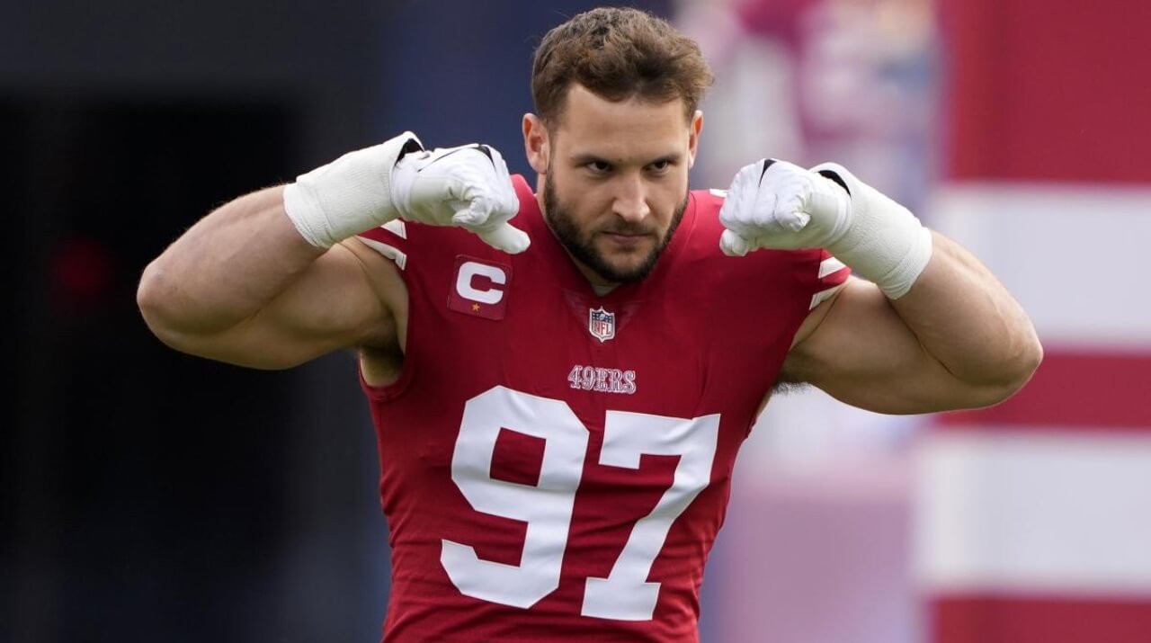 ¿Por qué no juega hoy Nick Bosa con San Francisco 49ers vs. Chicago Bears?