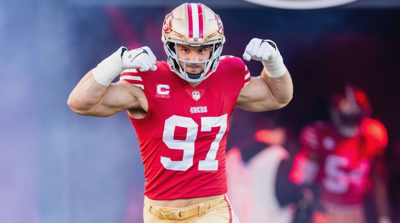 ¿Juega o no Nick Bosa hoy con San Francisco 49ers vs. Miami Dolphins?