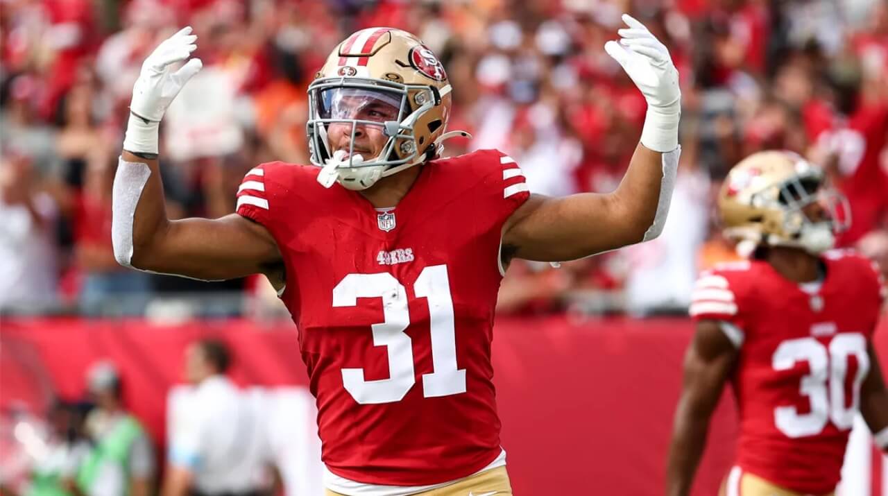 ¿Por qué no juega hoy Isaac Guerendo con San Francisco 49ers vs. Miami Dolphins?