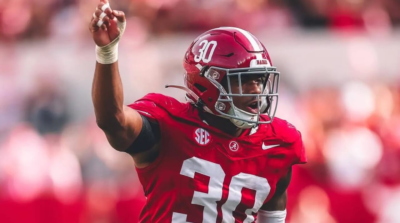 Jihaad Campbell, estrella de Alabama, se declara para el NFL Draft 2025