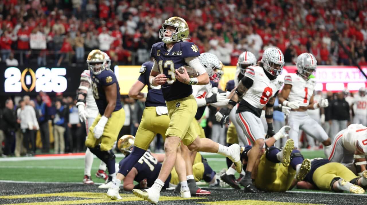 La millonaria bolsa que se llevó Notre Dame a pesar de la derrota ante Ohio State